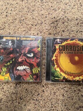 Corrosion of Conformity CD Lot Deliverance Animosity Metal Hardcore Rock Tested